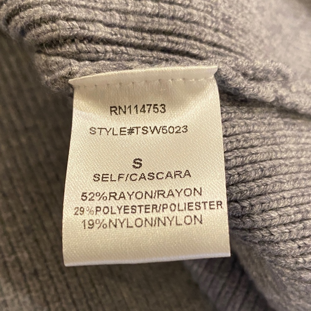 EUC Forever 21 Gray Wrap Dolman Sleeve Midi Sweater Dress - Picture 12 of 13